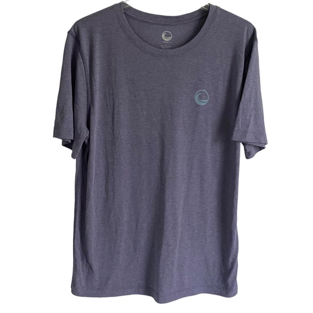 Atlantic Sol Coastal Life Purple Graphic Tee Shirt Men's Large NEW - Picture 2 of 7